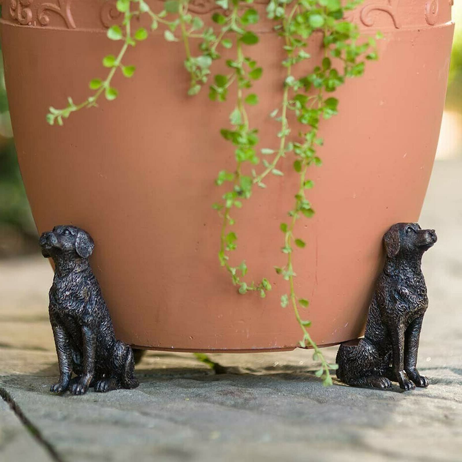 Resin Plant Stands With Most Recently Released Amazon: Pot Feet Plant Stand, 3pcs Cute Animal Plant Riser Flower Pot  Holder Elevator Garden Plant Pot Riser Display For Indoor Outdoor, Mini  Resin Statue Ornaments Figurines Home Decoration Gift (dog) : (View 12 of 15)