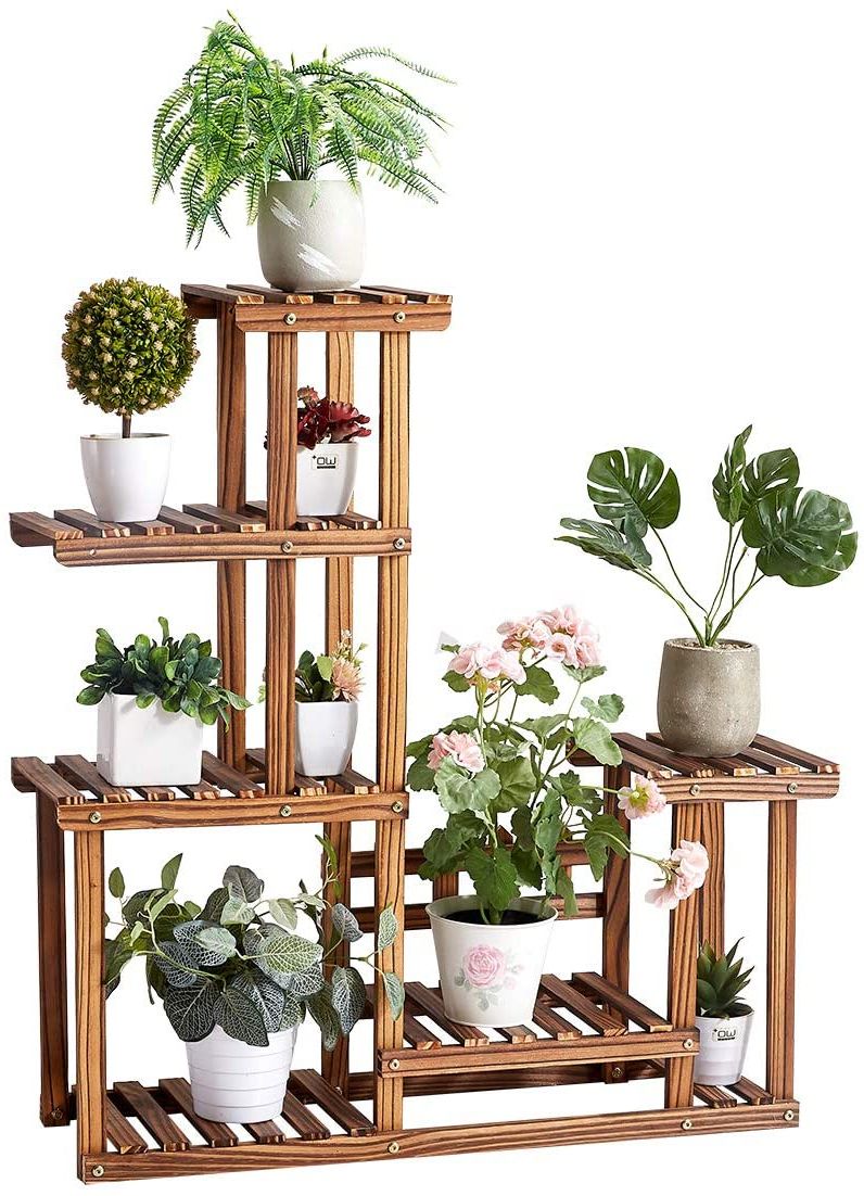 Rose Home Fashion Solid Pine Wood Plant Stand, Plant Stands Indoor, Outdoor Plant  Stand, Plant Shelf, Plant Stands, Antirust Screws, Overall Size: 33×34 Inch  – Walmart Inside Latest 34 Inch Plant Stands (View 5 of 15)