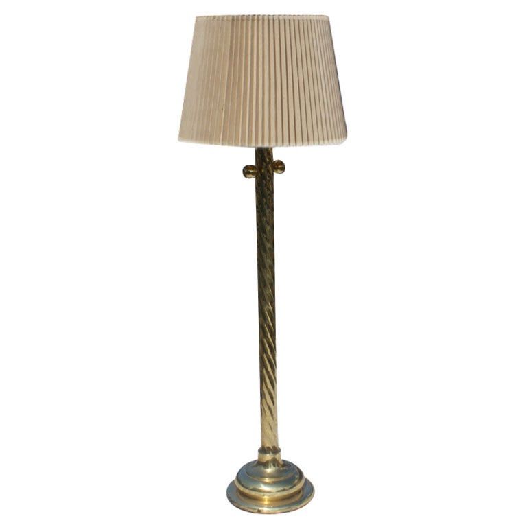 Trendy Vintage Brass Stiffel Floor Lamp For Sale At 1stdibs (View 9 of 15)