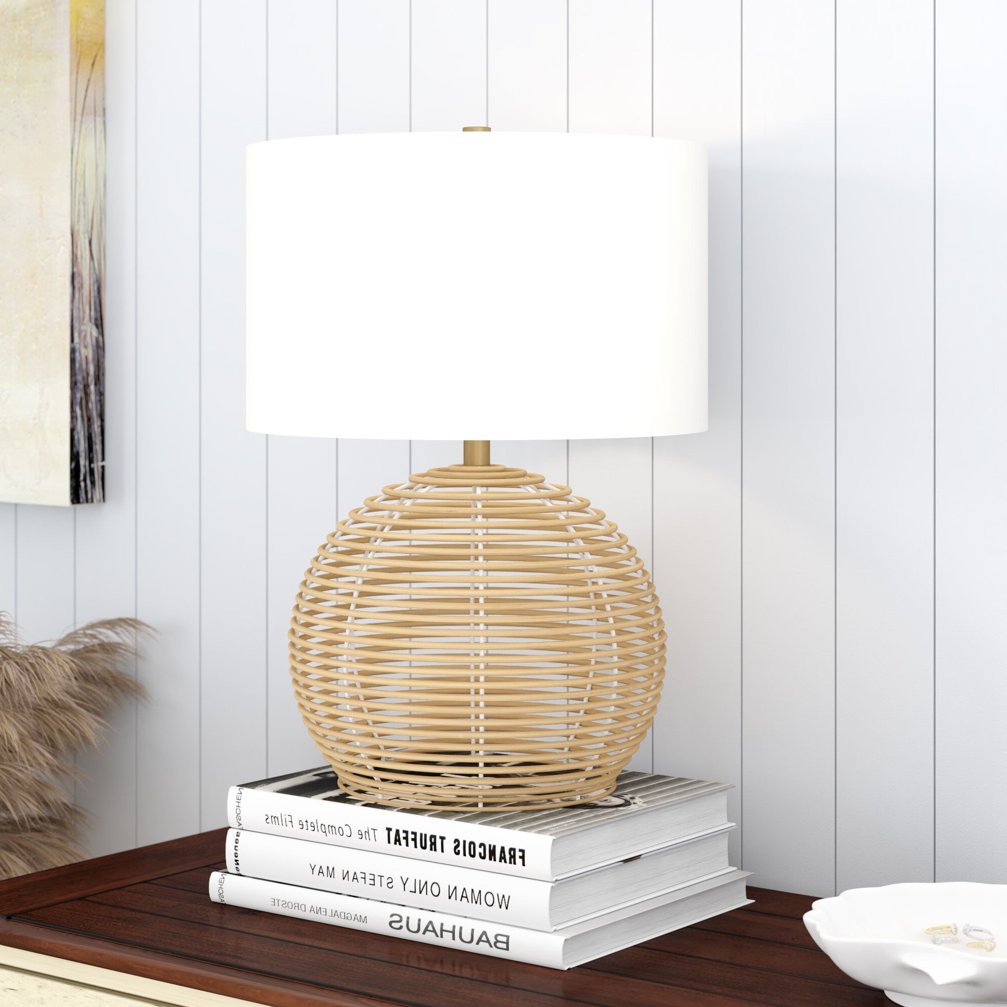 Wayfair Throughout Woven Cane Standing Lamps (View 7 of 15)