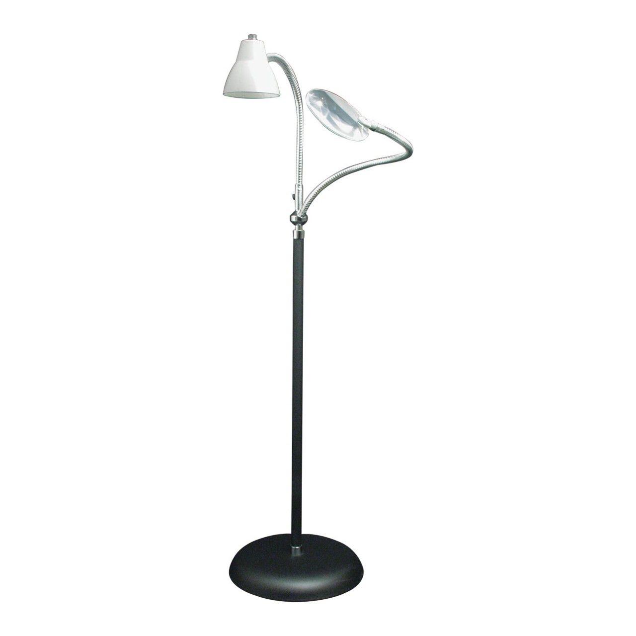 Well Known 2 Arm Combination Floor Lamp And 2x Magnifier Pertaining To 2 Arm Standing Lamps (View 10 of 15)