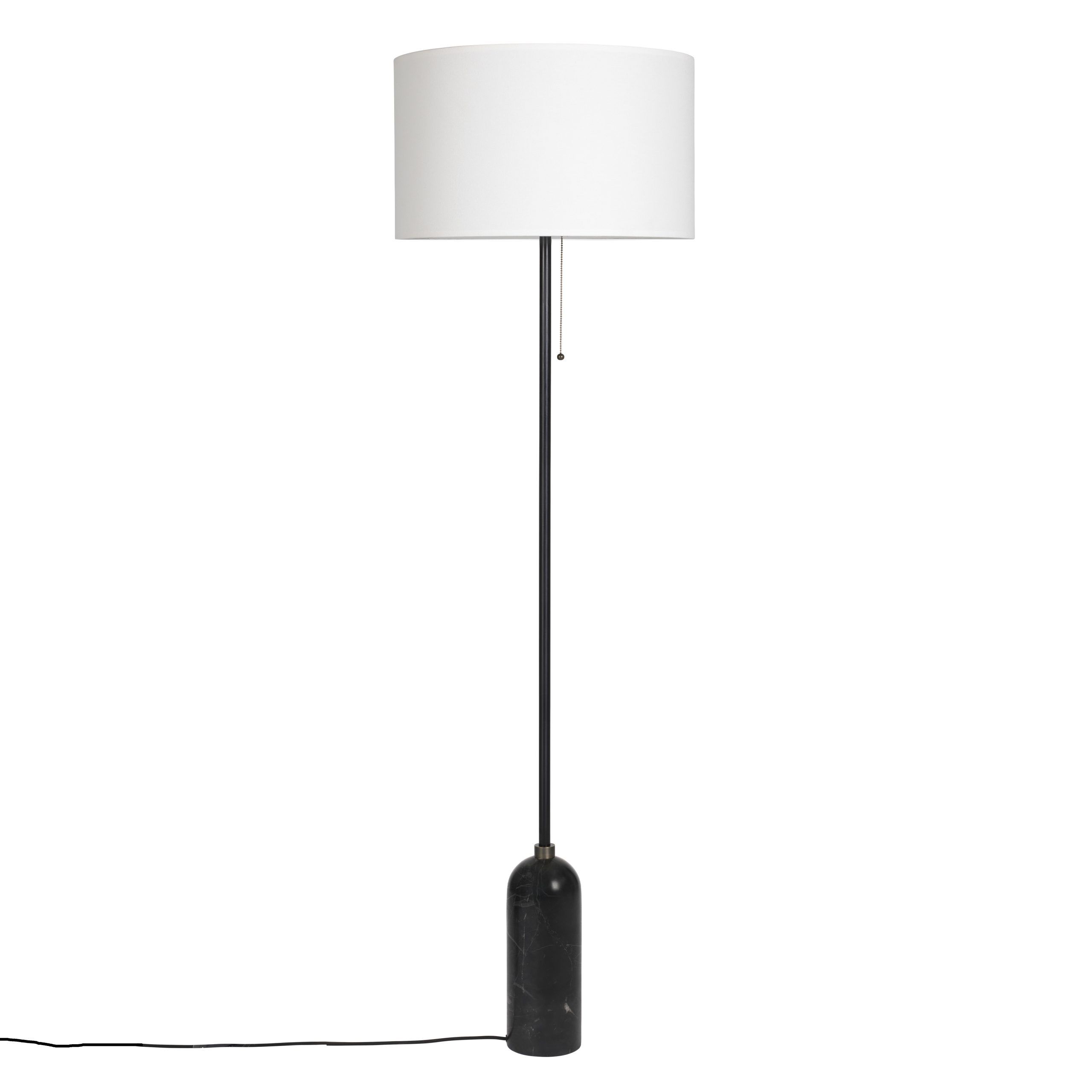 Well Known Black Standing Lamps In Gravity Floor Lamp – Gubi (View 1 of 15)