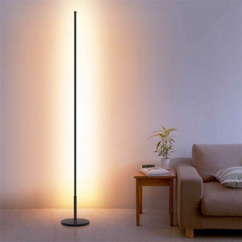 Well Known Minimalist Standing Lamps With Modern Dimming Led Floor Lamp For Living Room Minimalist Floor Standing  Lights (View 10 of 15)