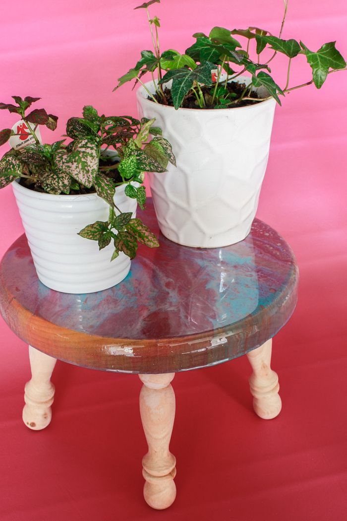 Well Known Poured Resin Plant Stand – Resin Crafts Blog Regarding Resin Plant Stands (View 5 of 15)