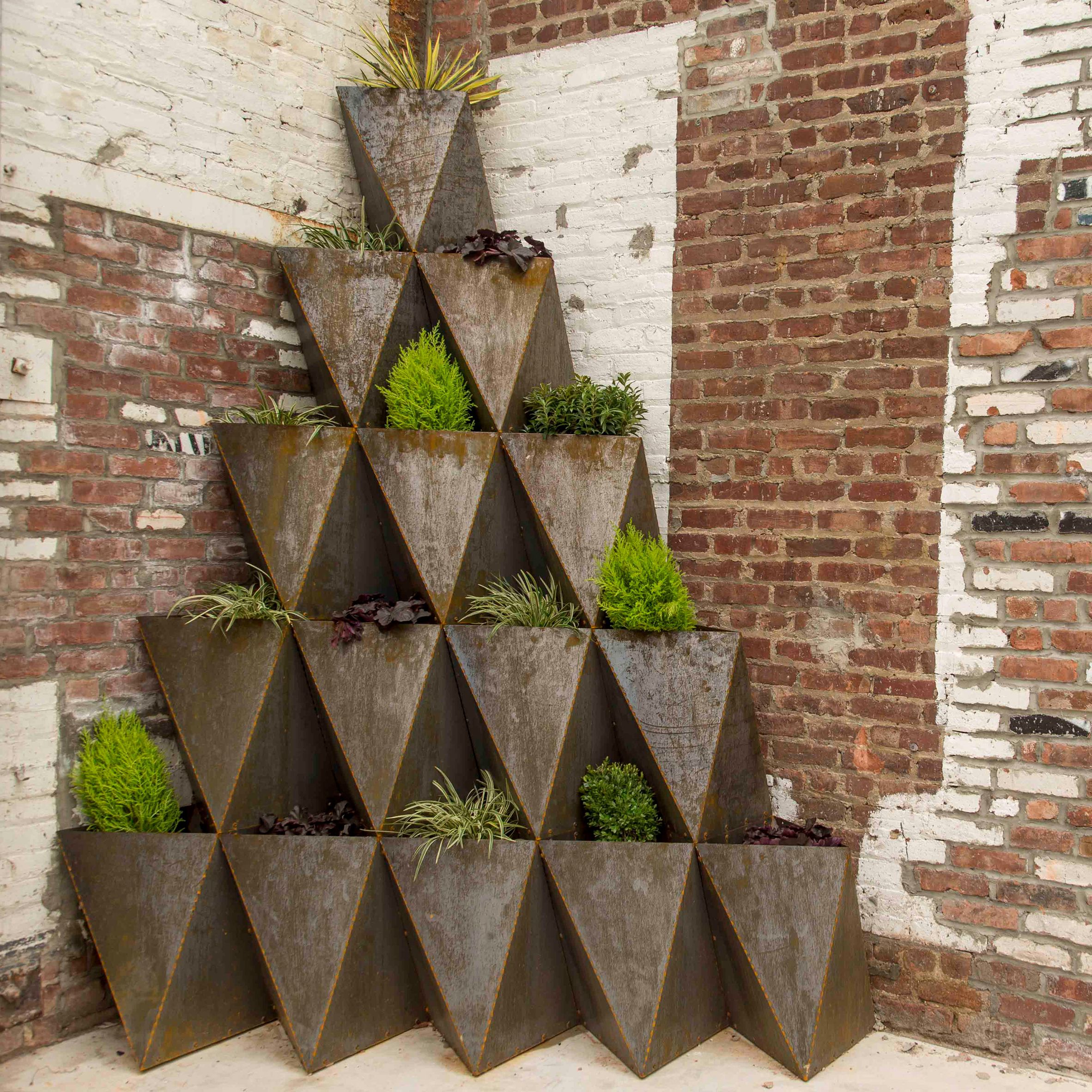 Well Known Prism Plant Stands Intended For Prism Plantersthe Principals Stack Up Into Arches And Pyramids (View 2 of 15)