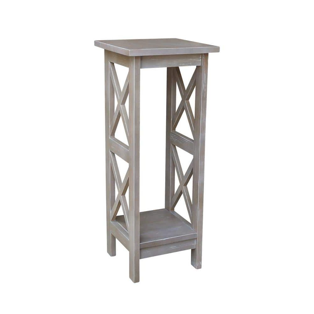 Well Known Weathered Gray Plant Stands In International Concepts Weathered 30 In (View 6 of 15)