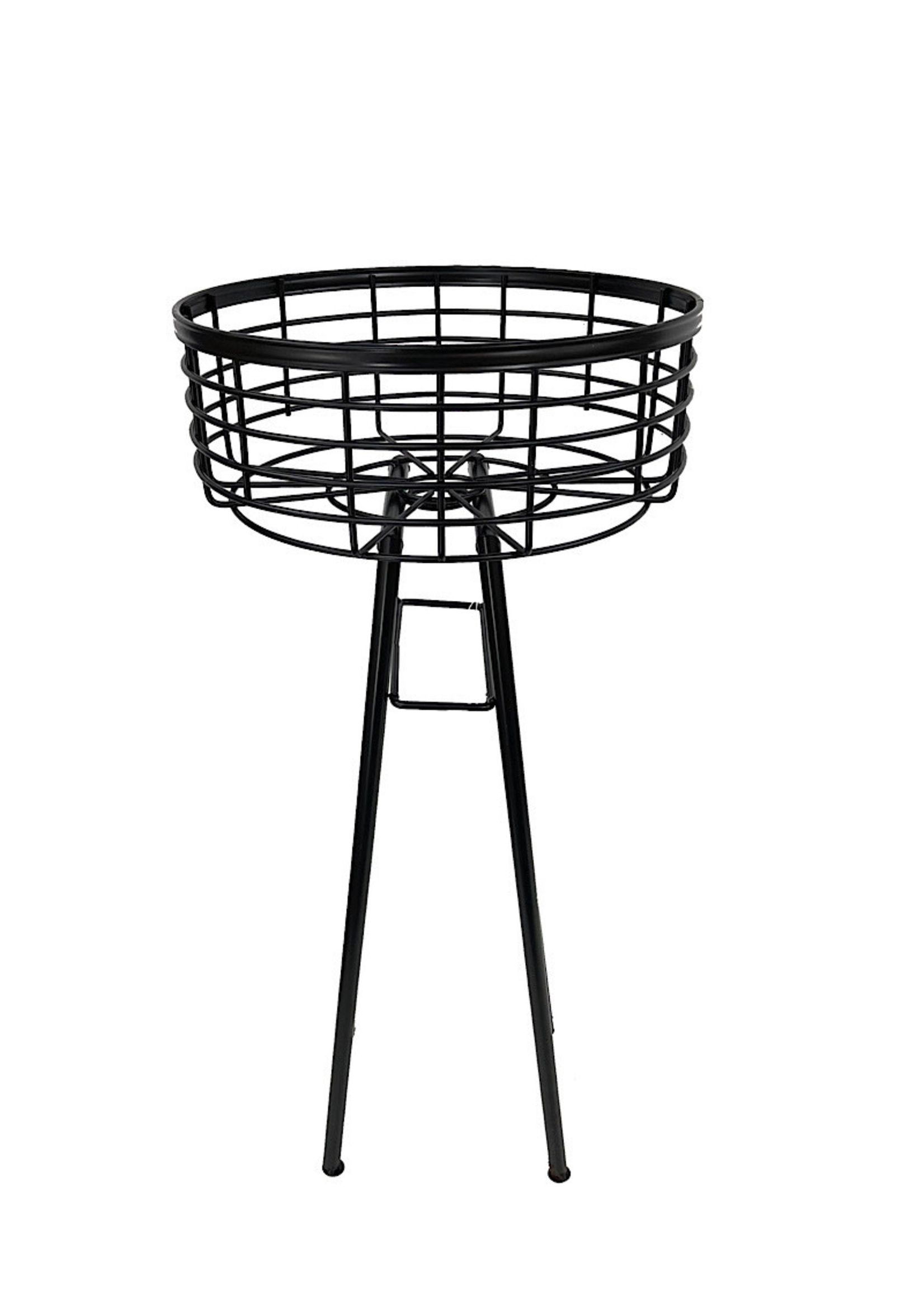 Well Known Wire Basket Plant Stand 24 Inch – The Garden Corner Throughout 24 Inch Plant Stands (View 3 of 15)