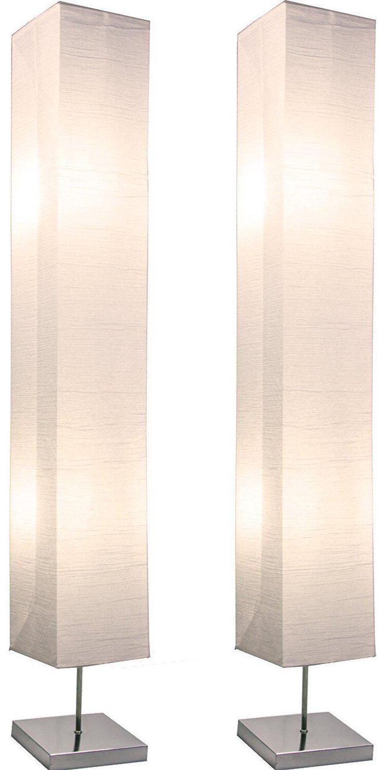 Well Liked 50 Inch Standing Lamps Pertaining To 50 Inch Column Floor Lamp Set Of  (View 4 of 15)