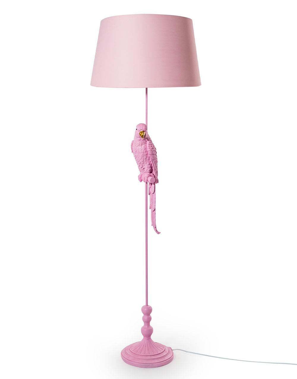 Well Liked Matt Pink Parrot Floor Lamp With Pink Shade – Tang & Co (View 6 of 15)