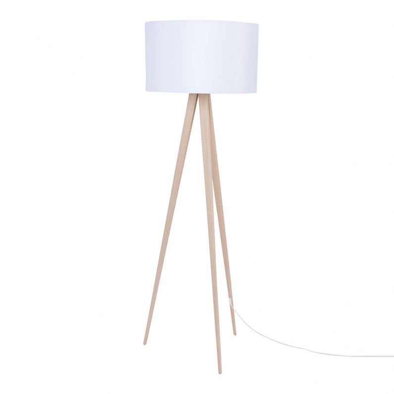 Well Liked Tripod Standing Lamps Pertaining To Tripod Floor Lamp Wood White (View 12 of 15)
