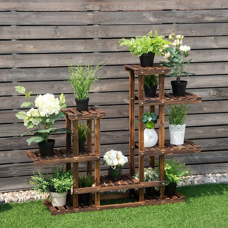 Well Liked Union Rustic Sperling Multi Tiered Plant Stand & Reviews (View 4 of 15)