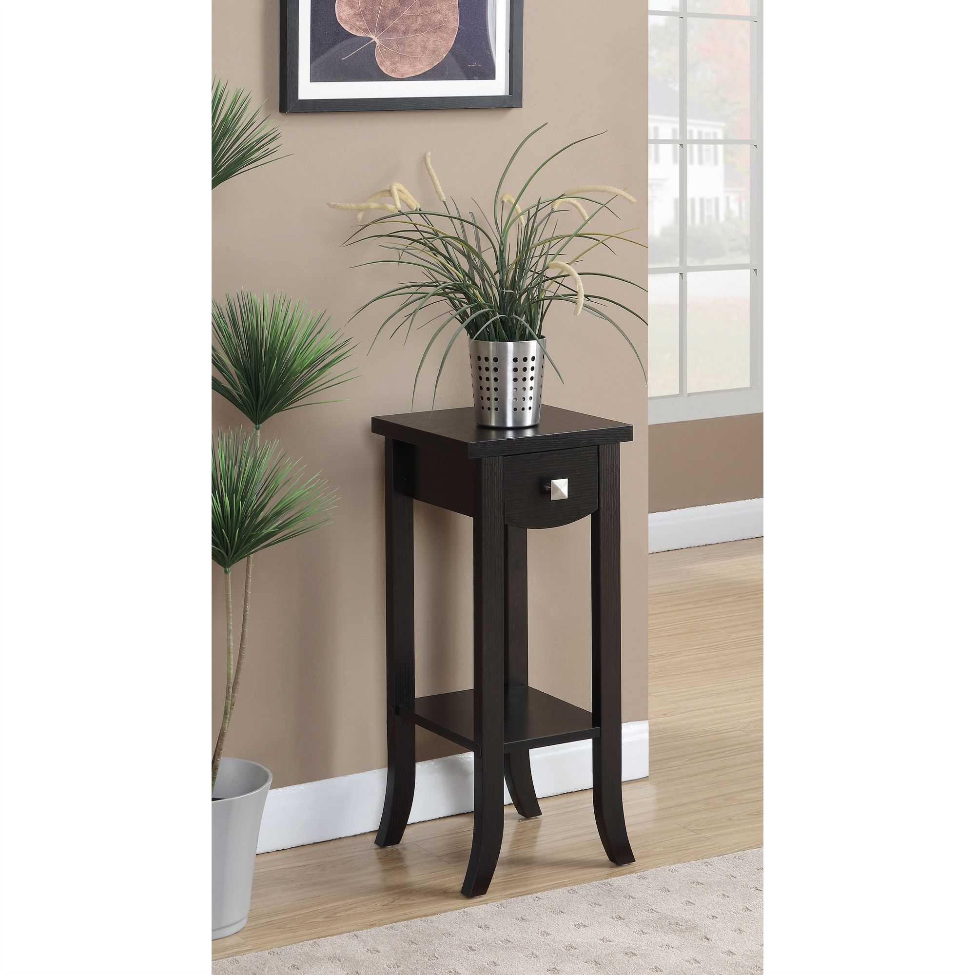 Widely Used Newport Prism Medium Plant Stand – Walmart Regarding Prism Plant Stands (View 1 of 15)