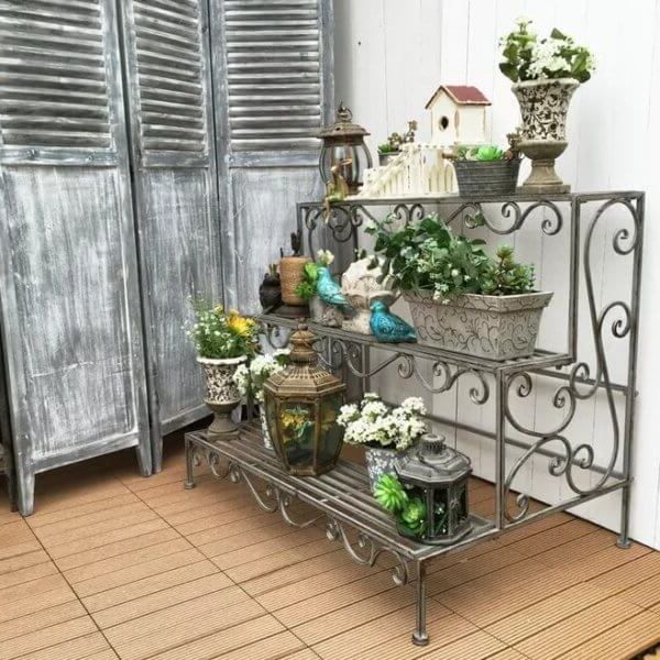 Wrought Iron Plant Stands Within Latest Nature Spring Nature Spring Plant Stands H X 12 In W Black Indoor/outdoor  Round Wrought Iron Plant Stand In The Plant Stands Department At (View 11 of 15)