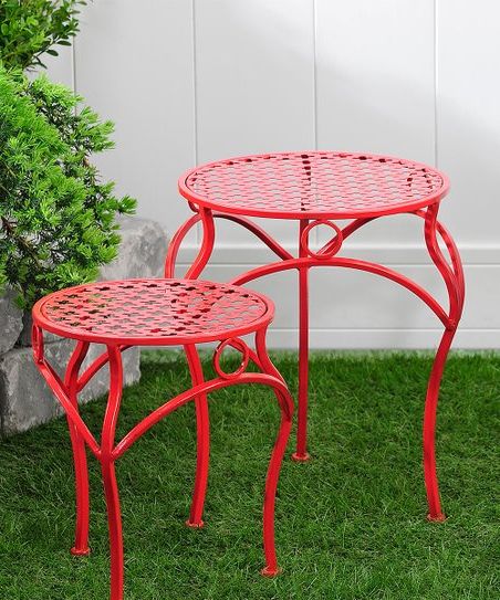 Zulily Regarding Trendy Red Plant Stands (View 15 of 15)