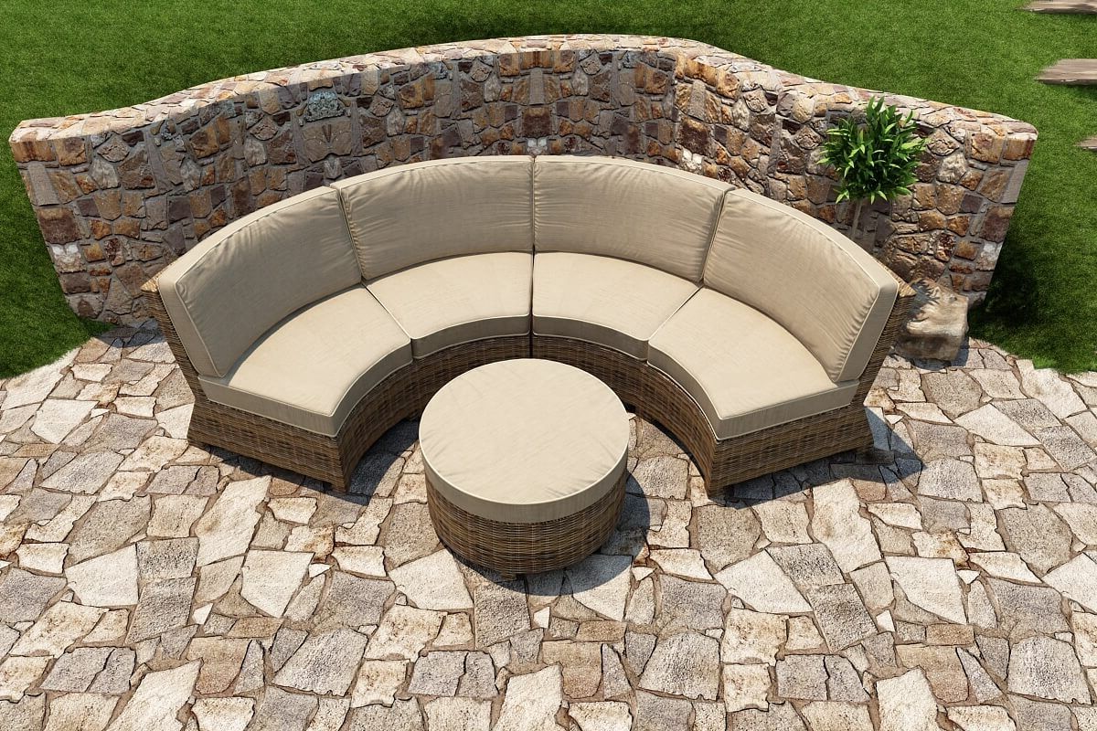 3 Piece Cypress Sectional Set – Forever Patio Pertaining To 2018 3 Piece Curved Sectional Set (Photo 11 of 15)