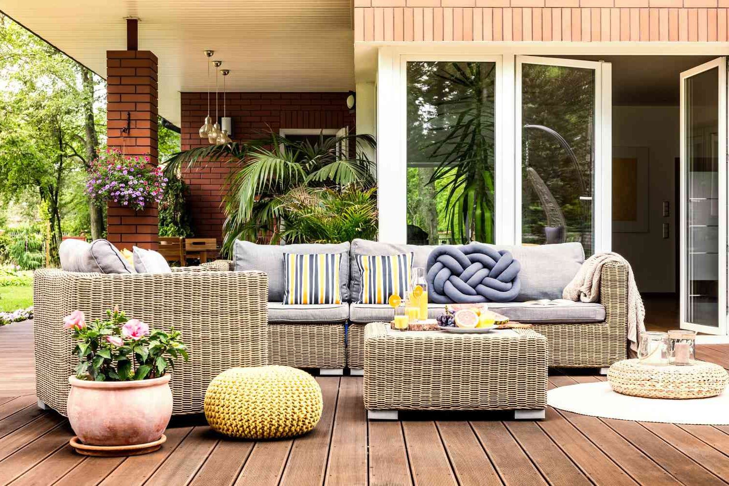 How To Clean And Care For Outdoor Furniture Regarding Famous Balcony Furniture Set With Beige Cushions (Photo 8 of 15)