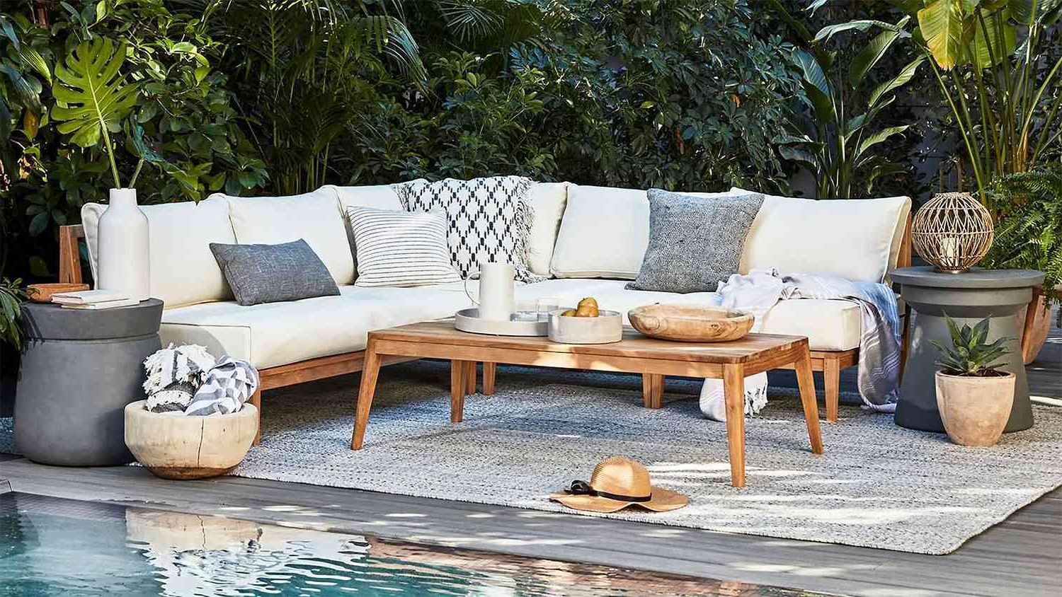 Most Popular Outer's Outdoor Sectional Is More Comfortable Than My Indoor Couch Intended For Outdoor Couch Cushions, Throw Pillows And Slat Coffee Table (Photo 5 of 15)