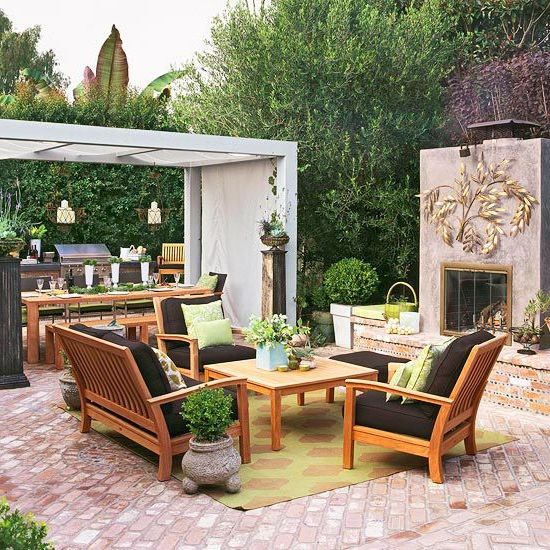 Most Up To Date 16 Patio Furniture Ideas To Make Your Backyard A Destination For Backyard Porch Garden Patio Furniture Set (View 3 of 15)
