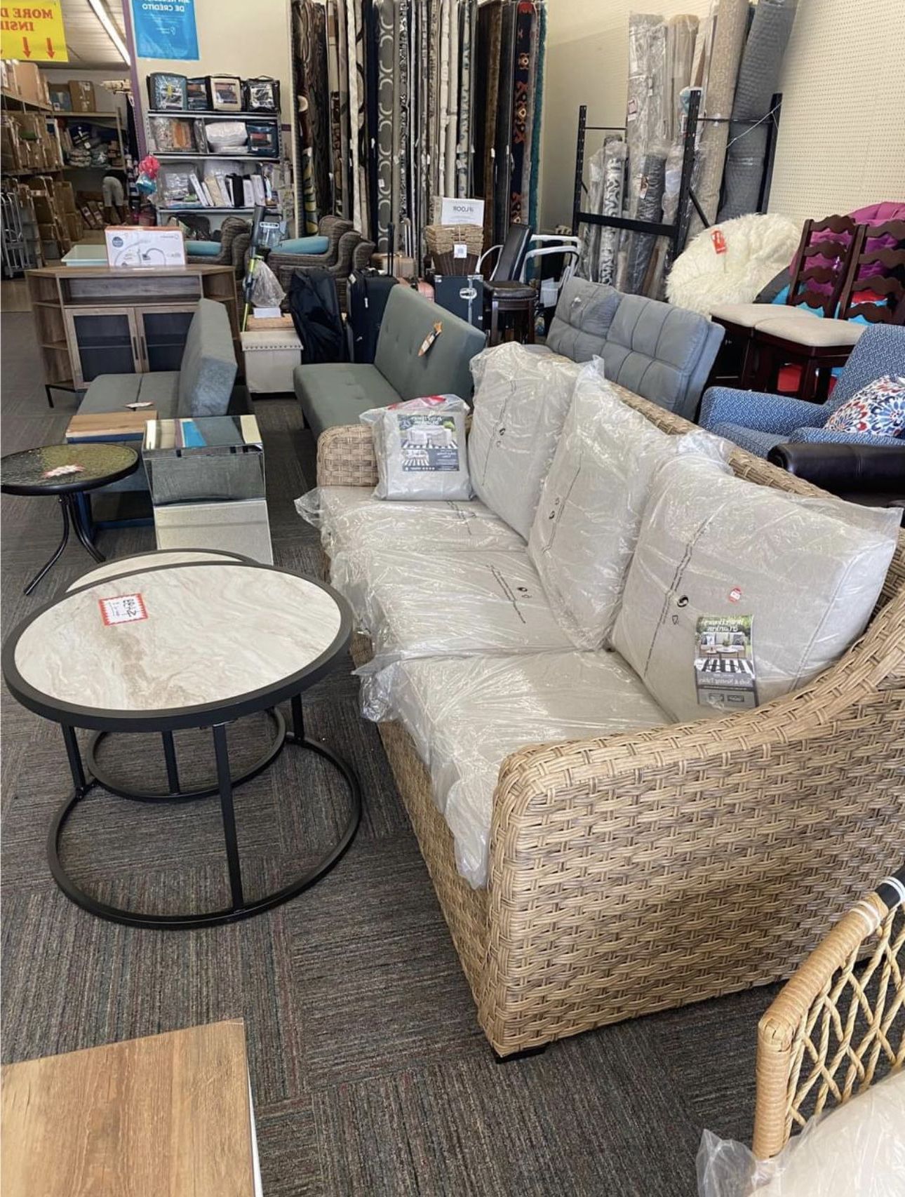 Most Up To Date 3 Piece Sofa & Nesting Table Set For Better Homes & Gardens 3 Piece Sofa & Nesting Table Set With Patio Cover  For Sale In Norfolk, Va – Offerup (View 7 of 15)