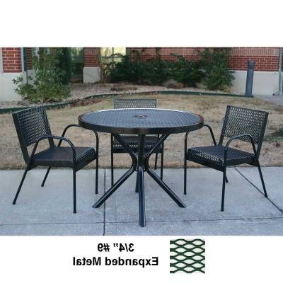 National Outdoor Furniture For Metal Table Patio Furniture (Photo 8 of 15)
