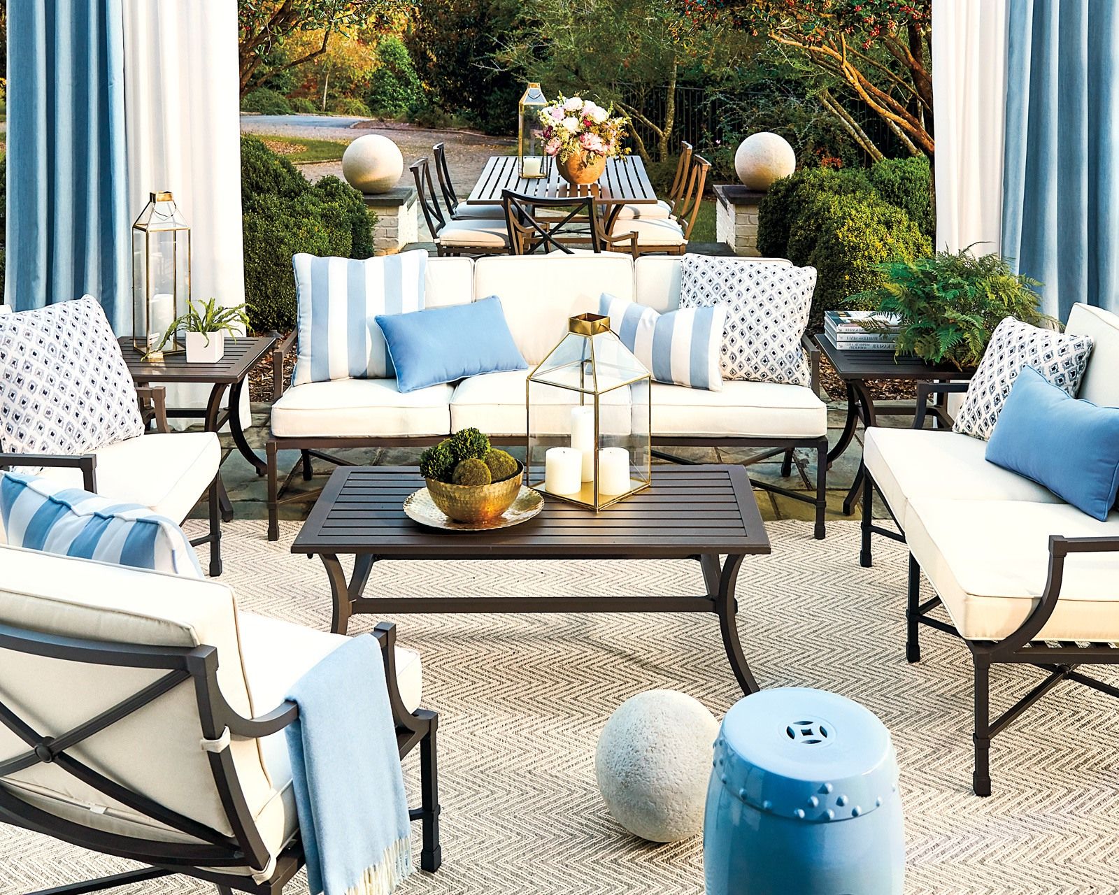 Well Liked Outdoor Furniture – 15 Ways To Arrange Your Porch For Loveseat Chairs For Backyard (View 13 of 15)