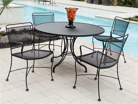 Widely Used Wrought Iron Patio Furniture (Photo 13 of 15)