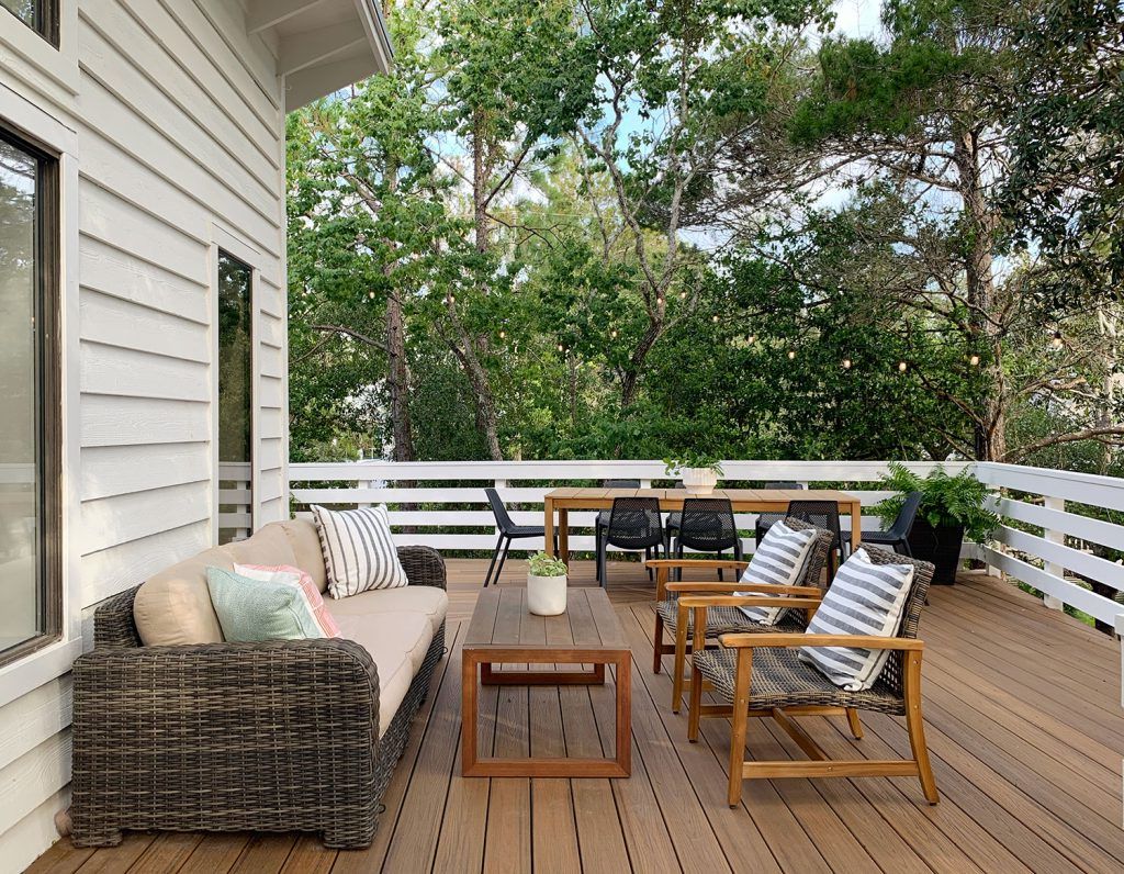 Young House Love Regarding Balcony And Deck With Soft Cushions (View 13 of 15)