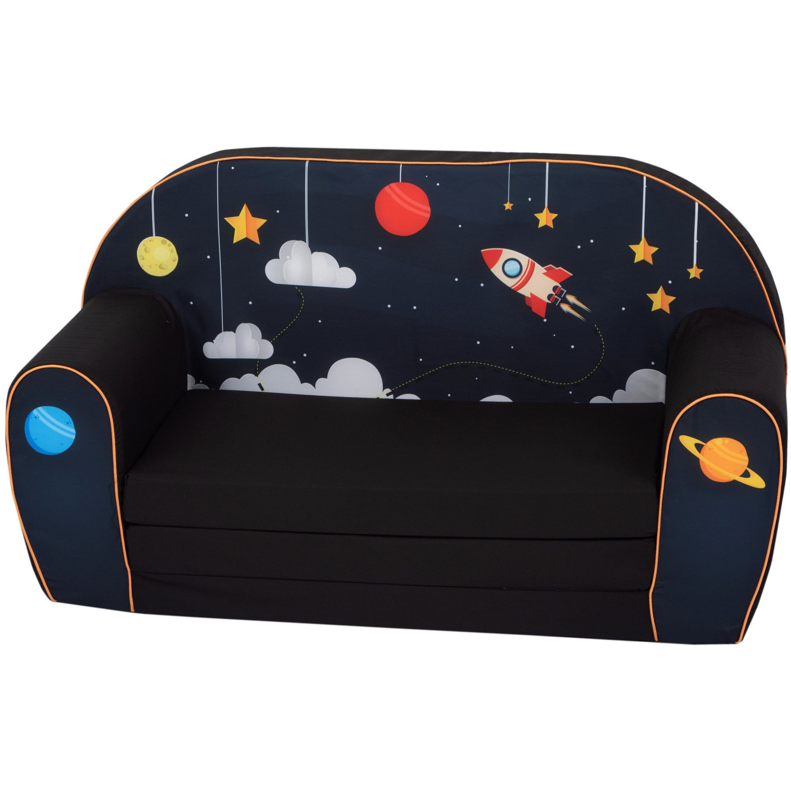 2017 2 In 1 Foldable Children's Sofa Beds Within Delsit Toddler Couch & Kids Sofa – European Made Children's 2 In 1 Flip (Photo 3 of 15)