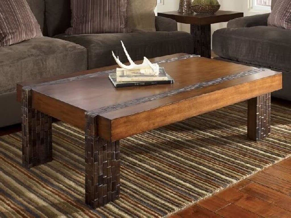 2019 30 Rustic Coffee Table Decor Ideas You Will Love Pertaining To Rustic Wood Coffee Tables (Photo 15 of 15)