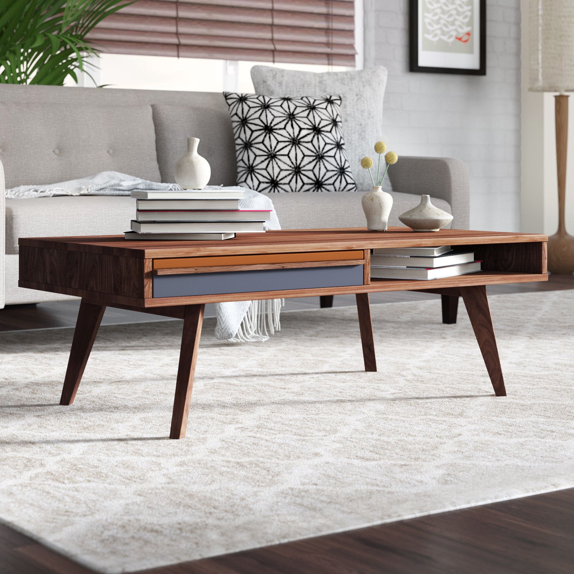 2020 Mid Century Modern Coffee Table – Ideas On Foter Regarding Modern Wooden X Design Coffee Tables (Photo 12 of 15)