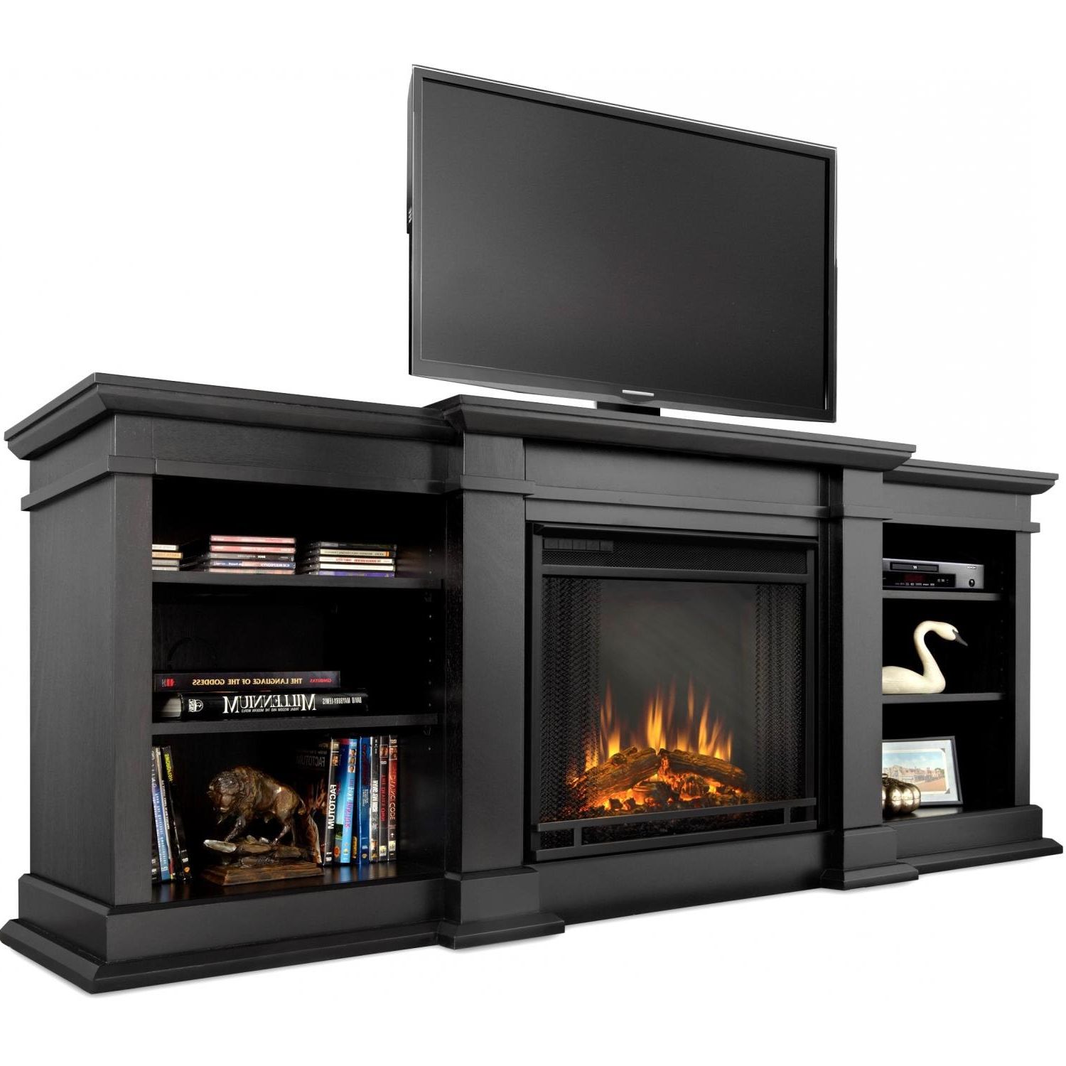 2020 Real Flame Fresno 71 Inch Electric Fireplace Entertainment Center Throughout Electric Fireplace Entertainment Centers (View 10 of 15)