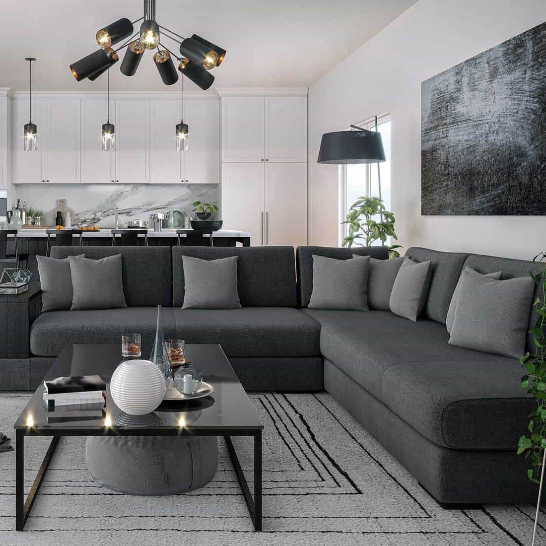 [%34 Gray Couch Living Room Ideas [inc. Photos] Within Most Recently Released Sofas In Dark Gray|sofas In Dark Gray Throughout Most Recent 34 Gray Couch Living Room Ideas [inc. Photos]|most Up To Date Sofas In Dark Gray Intended For 34 Gray Couch Living Room Ideas [inc. Photos]|latest 34 Gray Couch Living Room Ideas [inc. Photos] Regarding Sofas In Dark Gray%] (Photo 9 of 15)