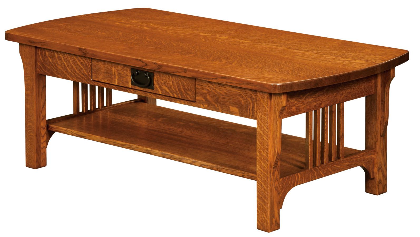 Amish Solid Wood Coffee Tables Pertaining To Most Up To Date Coffee Tables With Solid Legs (View 14 of 15)