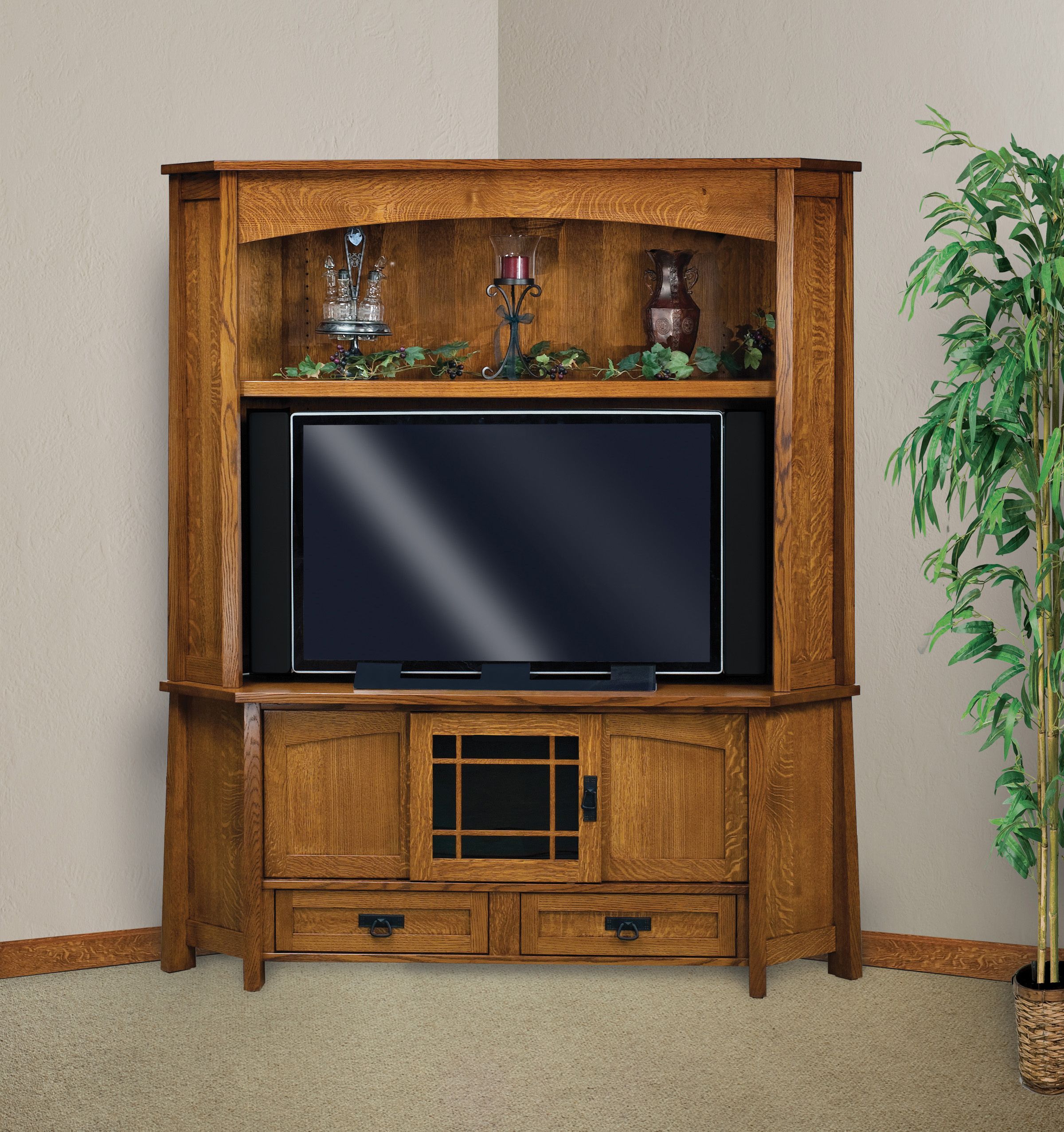 Amish Solid Wood Tv Stands (View 3 of 15)
