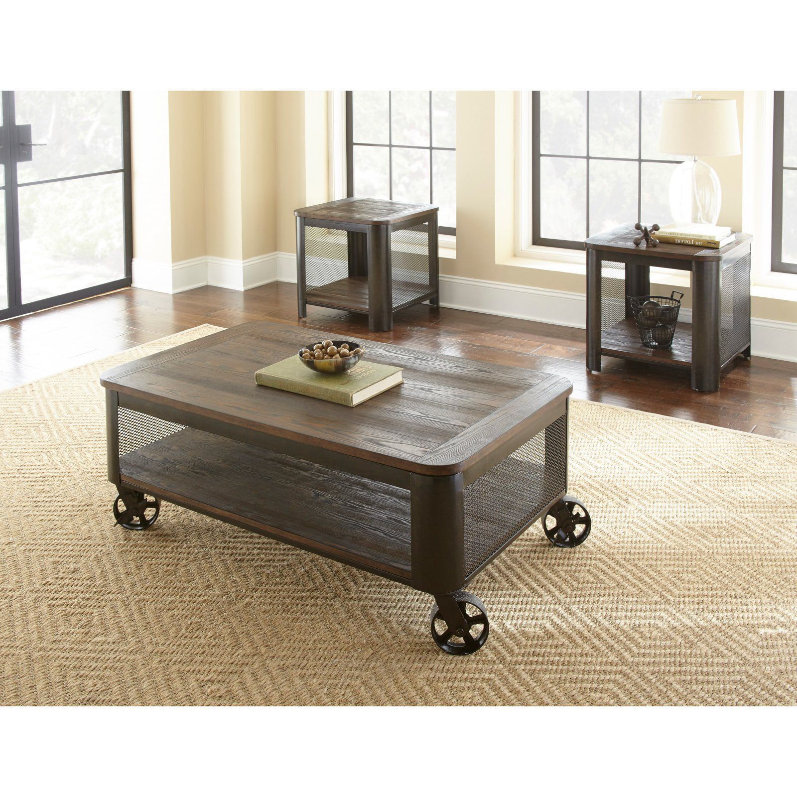 Barrow Lift Top Cocktail Table With Casters – Walmart In 2019 Coffee Tables With Casters (View 9 of 15)