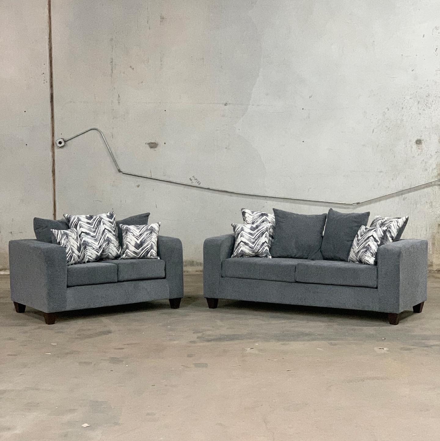 Best And Newest 110 – Charcoal Sofa And Loveseat Set Intended For 110" Oversized Sofas (View 12 of 15)