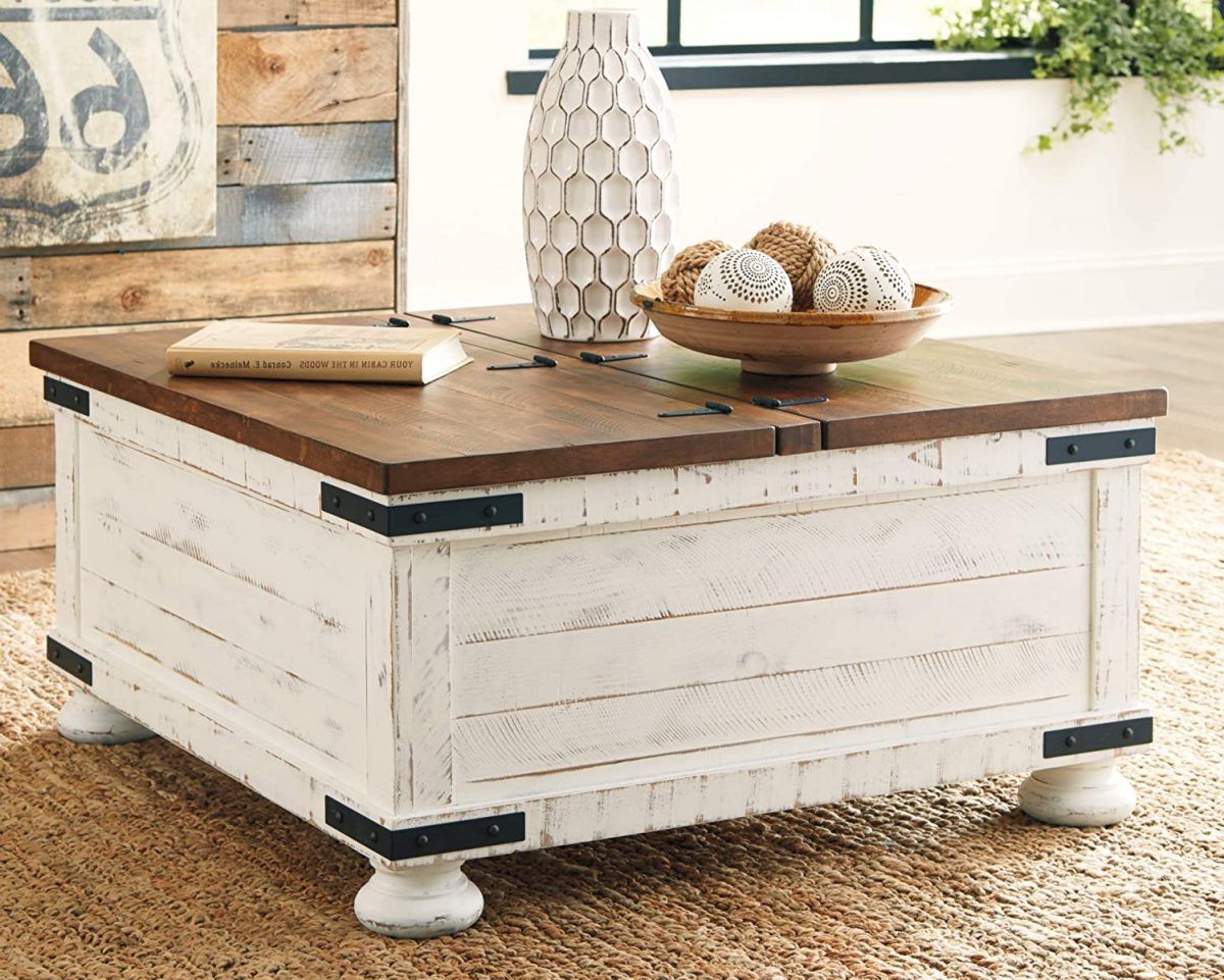 Best And Newest The 10 Best Farmhouse Coffee Tables (for Any Budget) With Coffee Tables With Storage And Barn Doors (View 6 of 15)