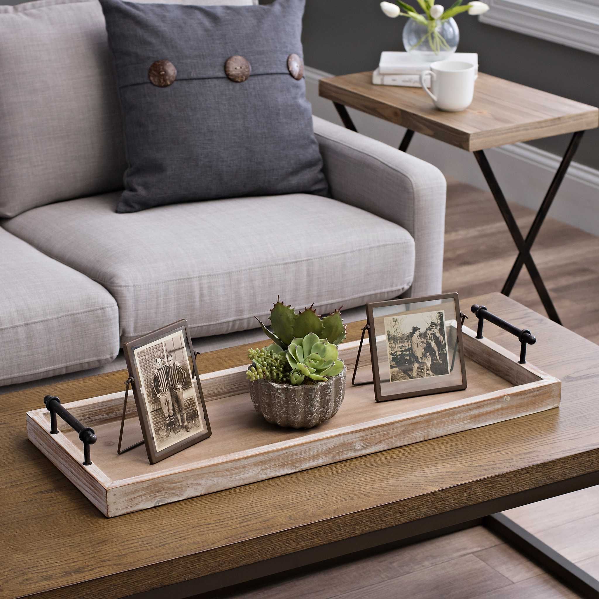 Coffee Tables With Trays Throughout Current 30+ Coffee Table Tray Ideas (Photo 5 of 15)