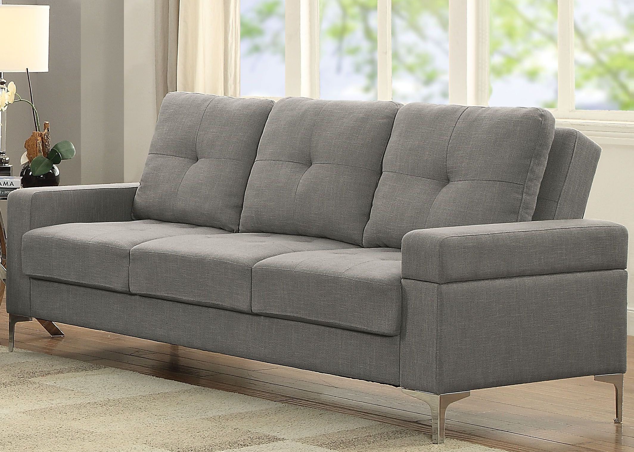 Coleman Furniture With Regard To Widely Used Gray Linen Sofas (View 7 of 15)