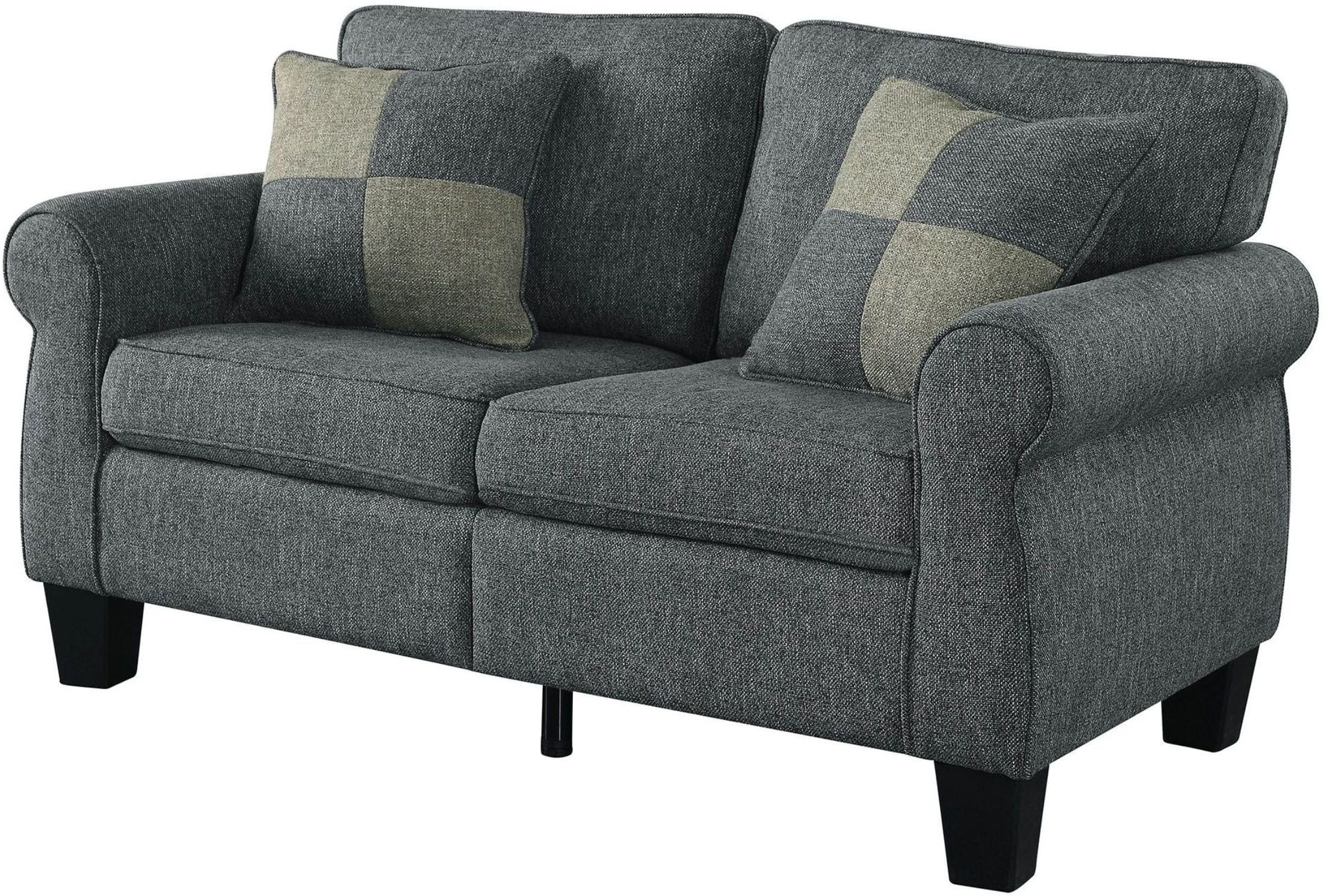 Coleman Furniture With Well Known Dark Grey Loveseat Sofas (Photo 1 of 15)