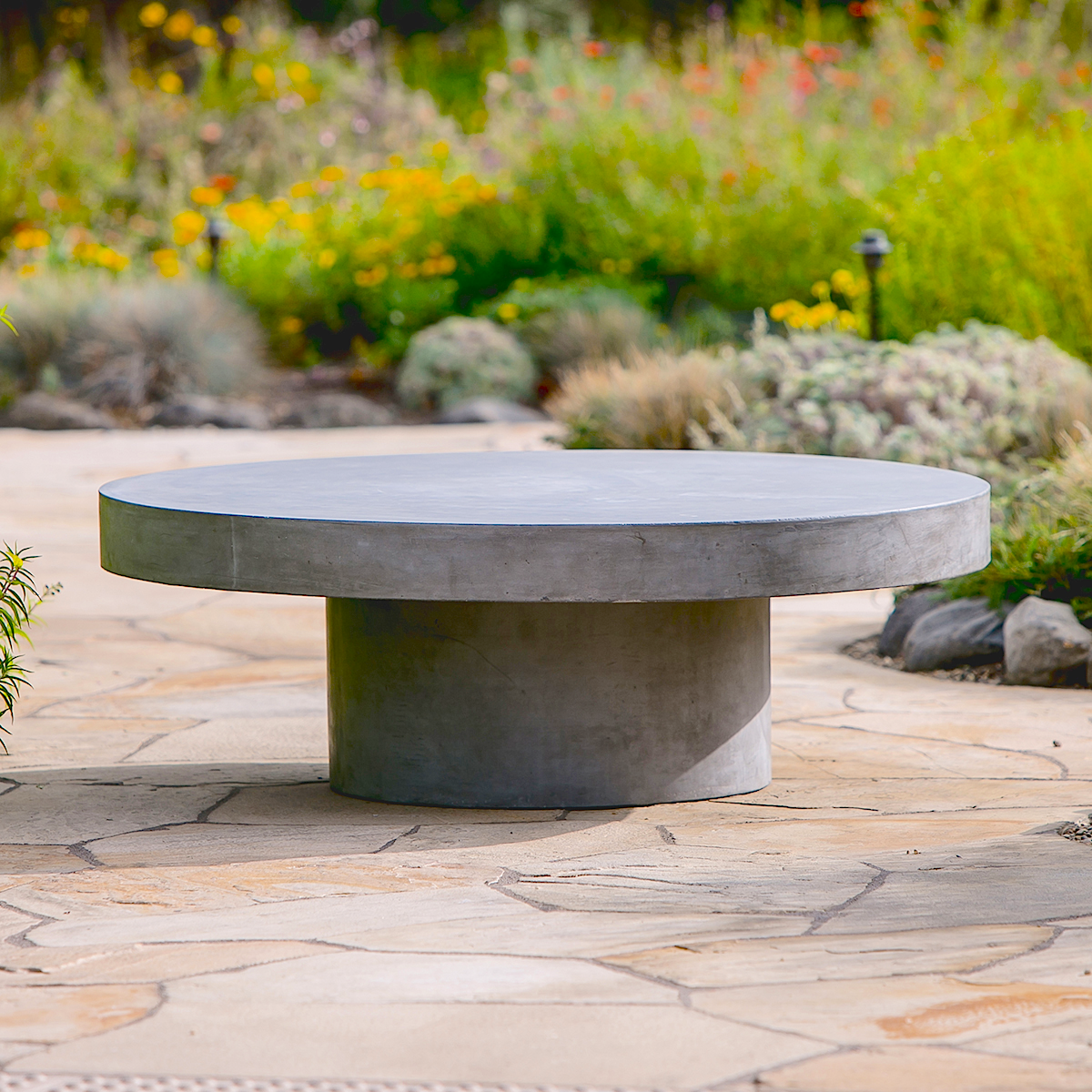 Concrete In Most Recent Outdoor Half Round Coffee Tables (View 9 of 15)
