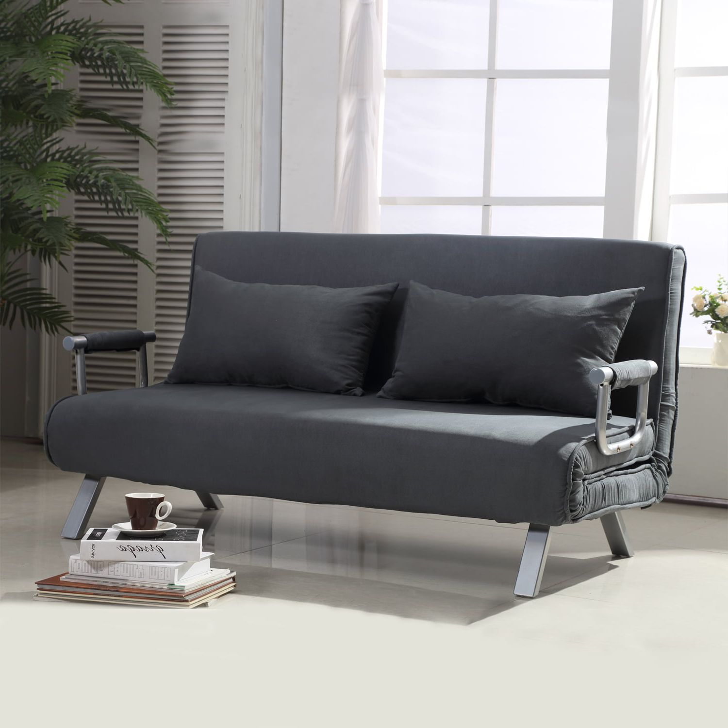 Featured Photo of  Best 15+ of Convertible Gray Loveseat Sleepers