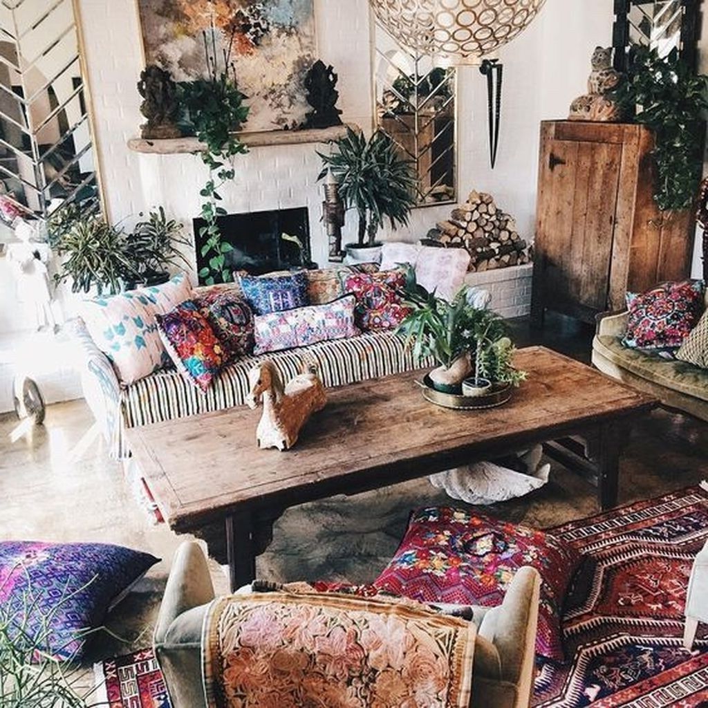 Cozy Bohemian Living Room Design Ideas  (View 4 of 15)