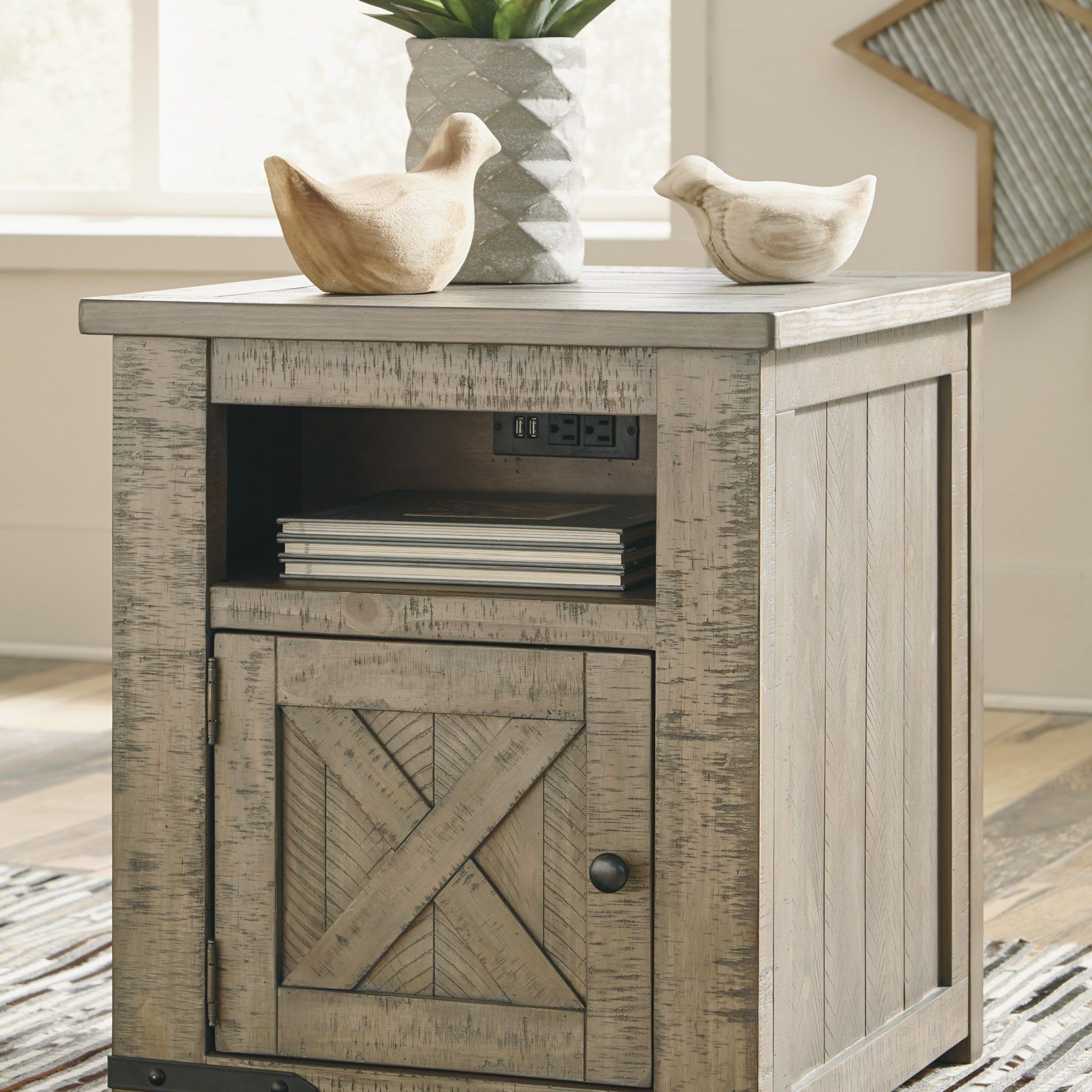 Featured Photo of 15 Best Ideas Rustic Gray End Tables