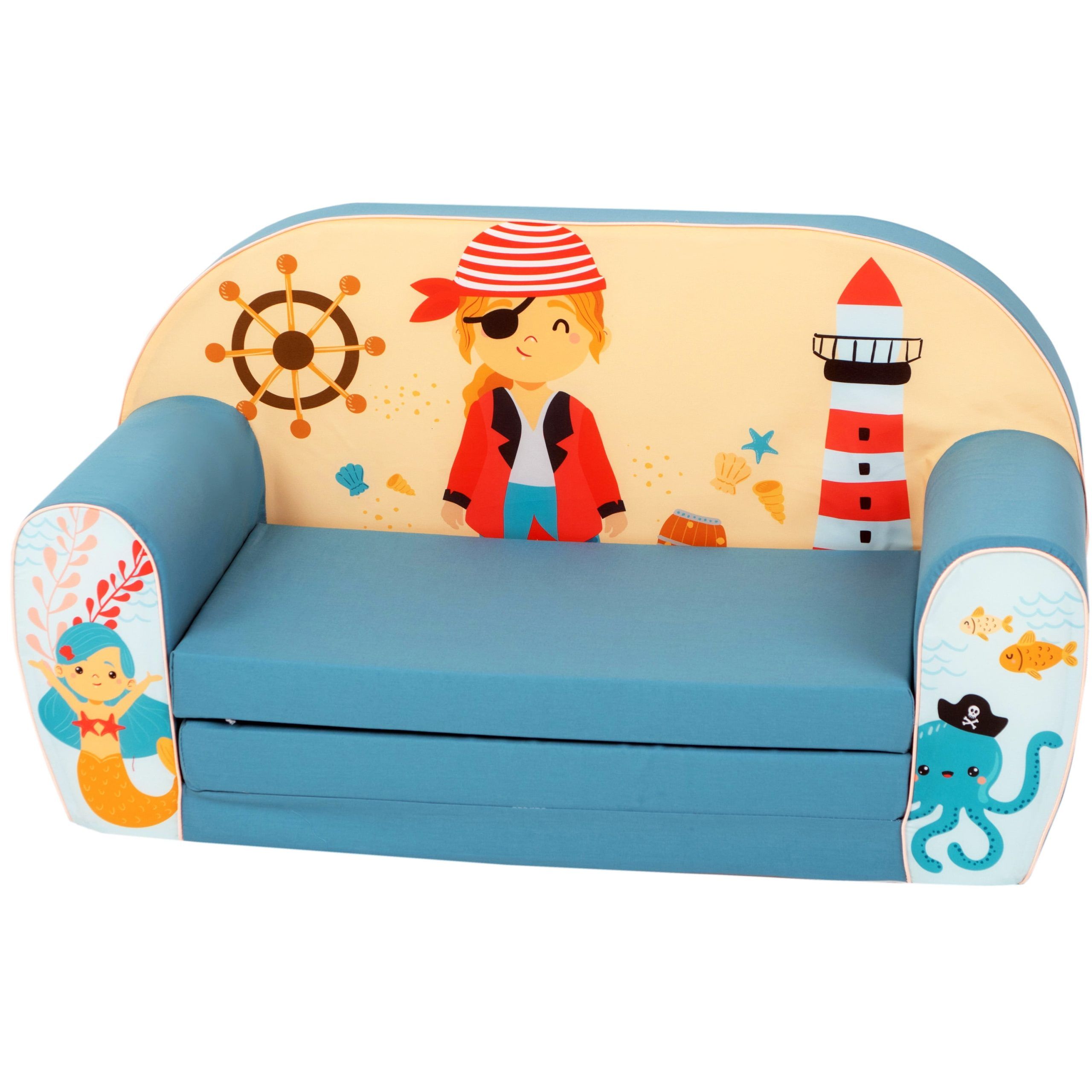Delsit Toddler Couch & Kids Sofa – European Made Children's 2 In 1 Flip With Fashionable 2 In 1 Foldable Children's Sofa Beds (View 6 of 15)