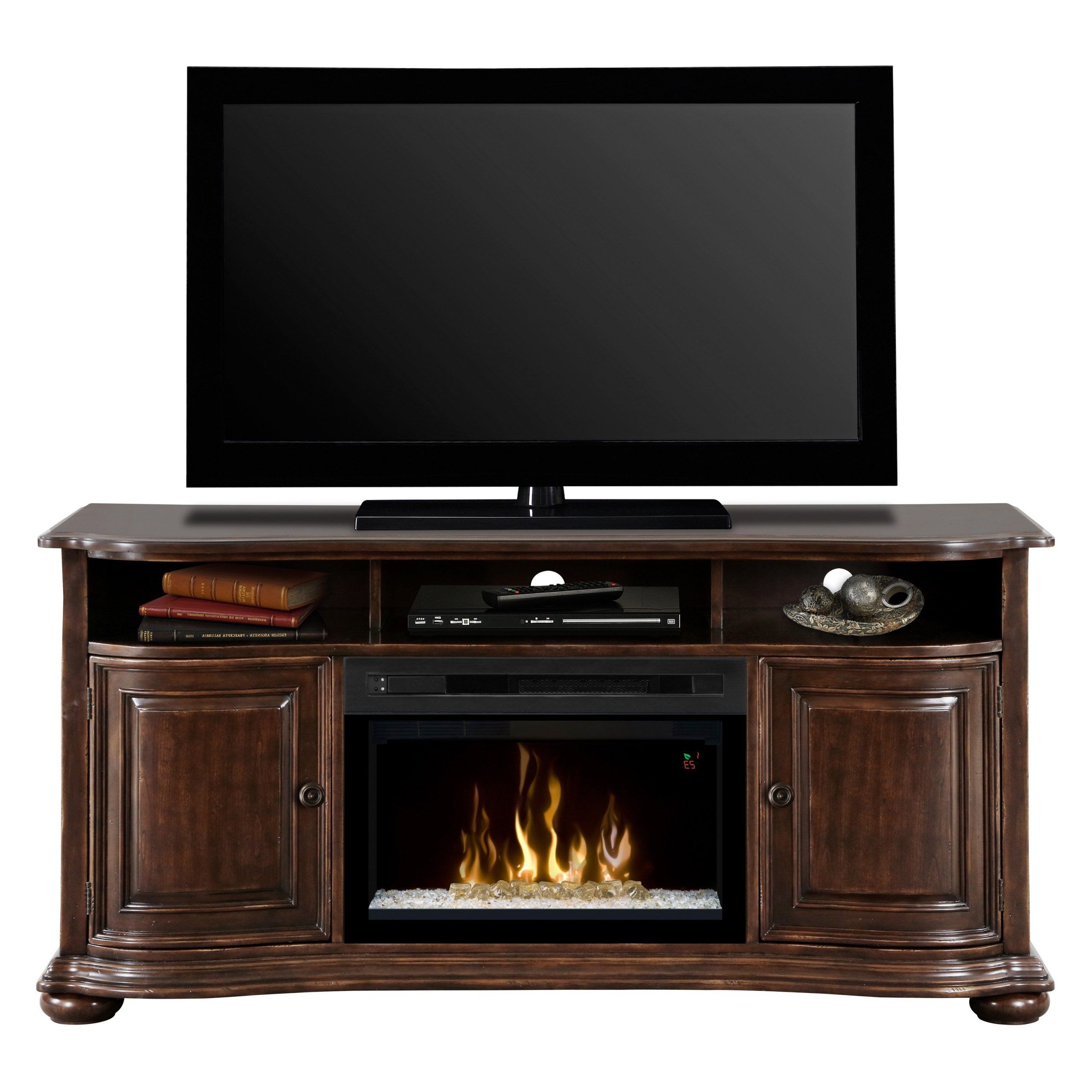 Dimplex Henderson Media Console With Electric Fireplace – Gds25l In Most Recently Released Electric Fireplace Entertainment Centers (View 14 of 15)