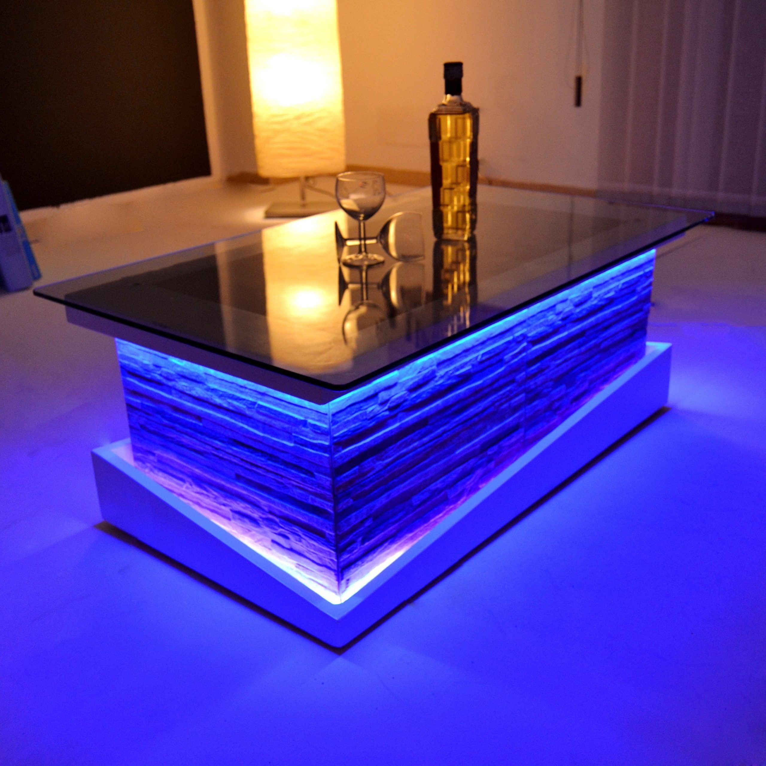 Etsy Inside Coffee Tables With Led Lights (View 6 of 15)