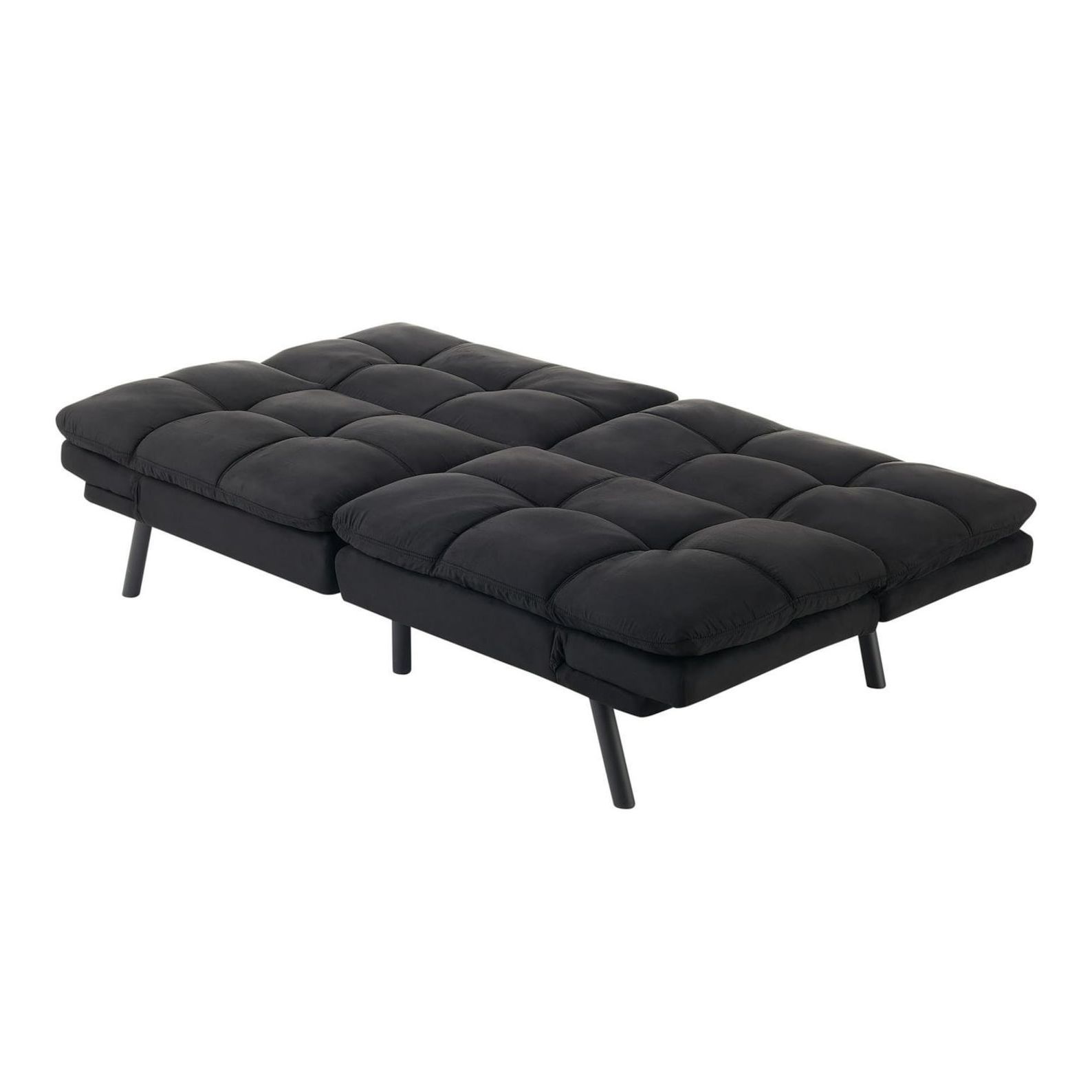 Etsy Intended For Popular Black Faux Suede Memory Foam Sofas (View 2 of 15)