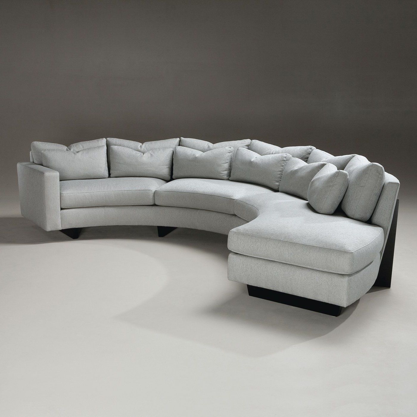 Famous 130" Curved Sectionals Intended For Curved Sectional Sofa With Chaise: The Ultimate In Comfort And Style (View 4 of 15)