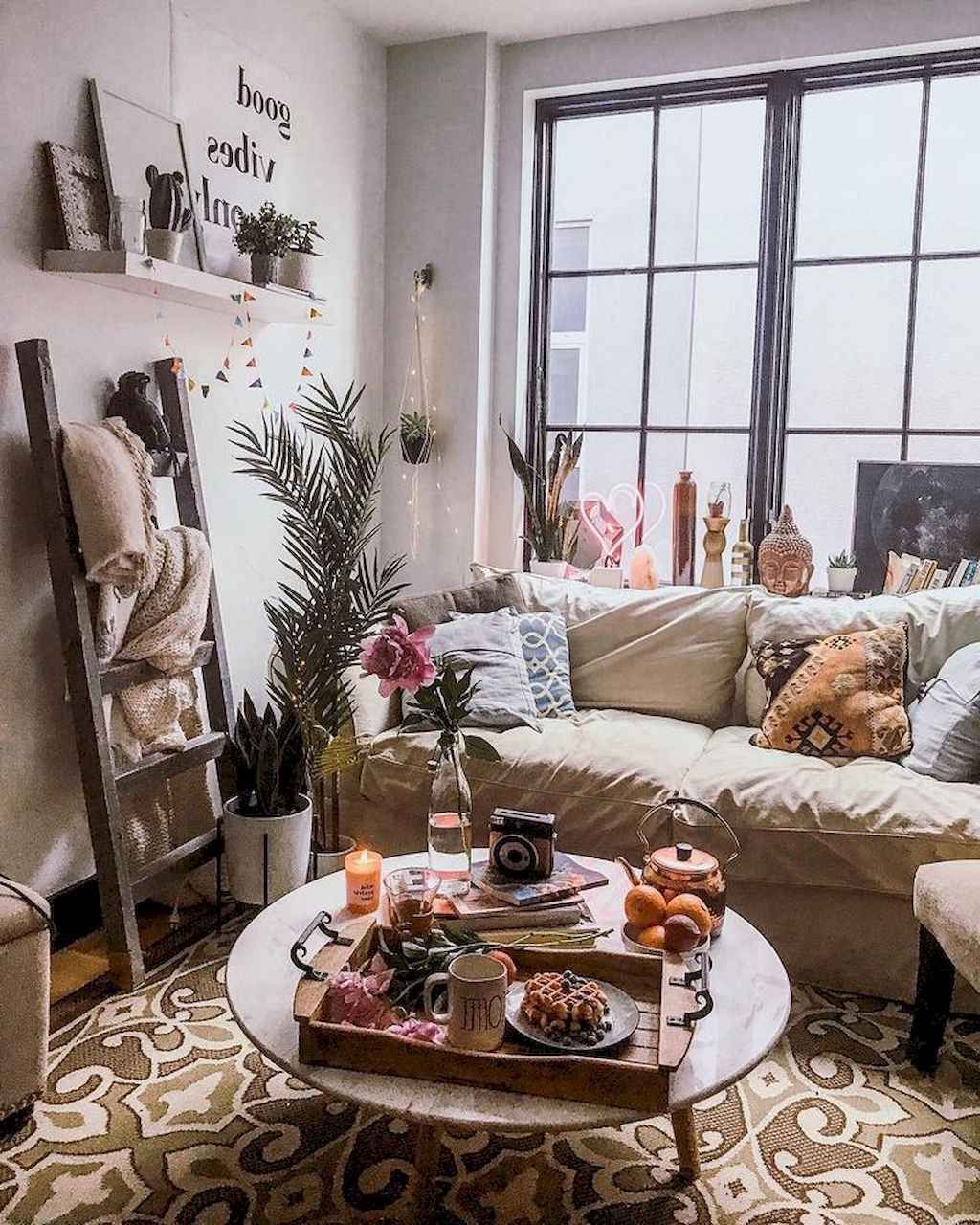 Famous 60 Cozy Bohemian Living Room Decor Ideas – Gladecor (View 13 of 15)